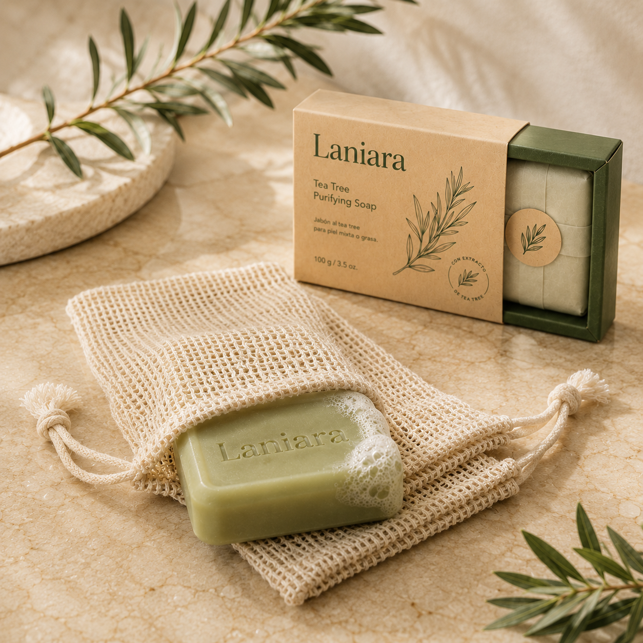 Bolsita natural para jabón